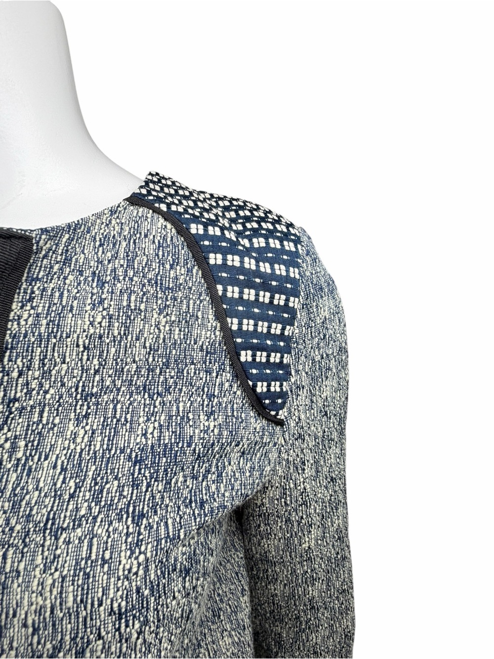 DAY Birger et Mikkelsen Textured Tweed Zip Jacket Scandinavian Size 36 - Picture 3 of 11